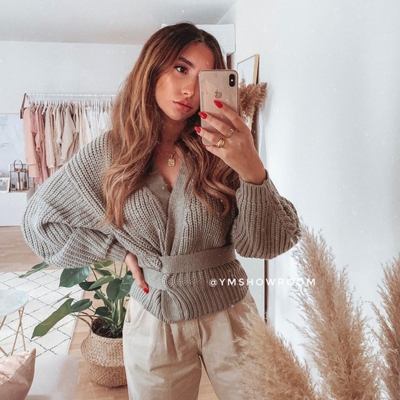 ZARA Bow-tie short cardigan - Picture 6 of 6